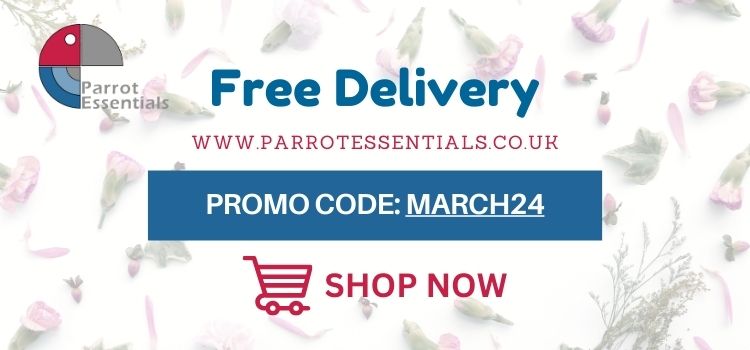 Free Delivery at Parrot Essentials This Weekend!